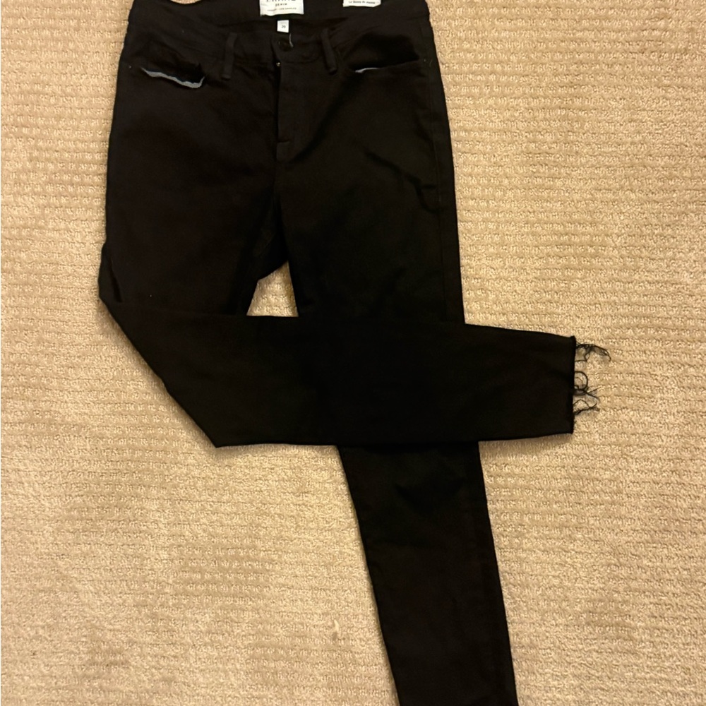 Frame Denim Classic Black Jeans